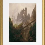 Felsenlandschaft im Elbsandsteingebirge - 1822