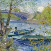 Fischen im Frühling, Pont de Clichy - 1887