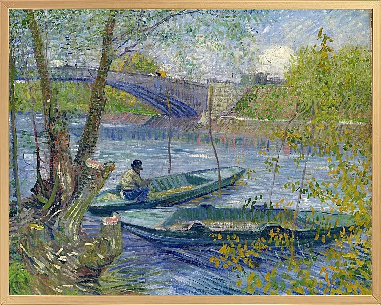 Fischen im Frühling, Pont de Clichy - 1887