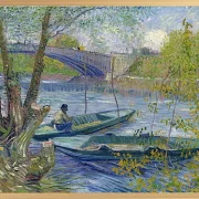 Fischen im Frühling, Pont de Clichy - 1887