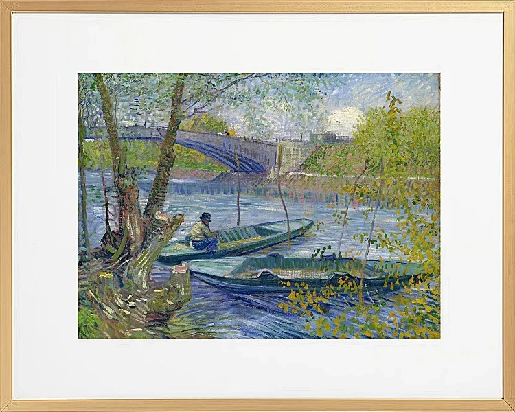 Fischen im Frühling, Pont de Clichy - 1887