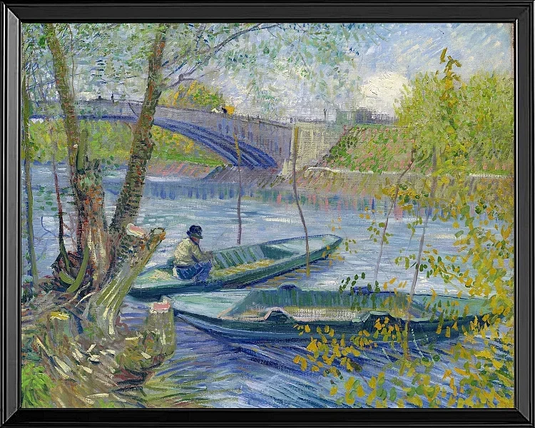 Fischen im Frühling, Pont de Clichy - 1887