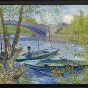 Fischen im Frühling, Pont de Clichy - 1887
