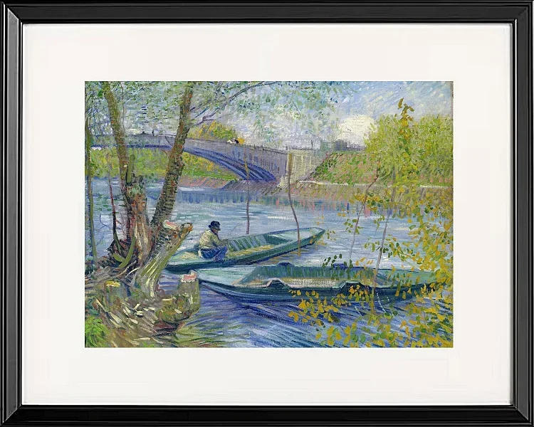 Fischen im Frühling, Pont de Clichy - 1887
