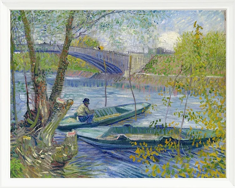 Fischen im Frühling, Pont de Clichy - 1887