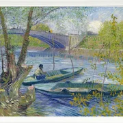 Fischen im Frühling, Pont de Clichy - 1887