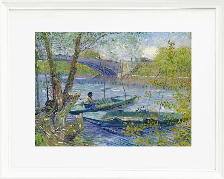 Fischen im Frühling, Pont de Clichy - 1887