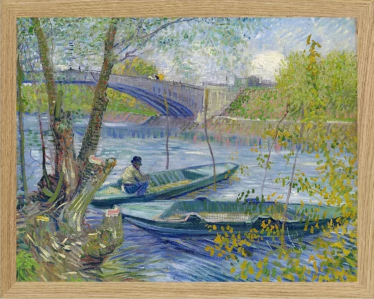 Fischen im Frühling, Pont de Clichy - 1887