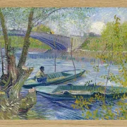 Fischen im Frühling, Pont de Clichy - 1887