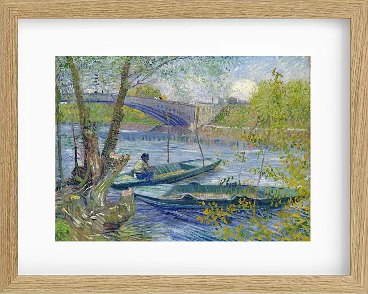 Fischen im Frühling, Pont de Clichy - 1887