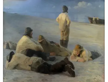 Fischer am Strand von Skagen – 1883