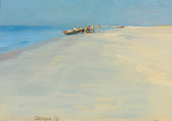 Fischer am Strand von Skagen – 1891