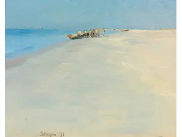 Fischer am Strand von Skagen – 1891