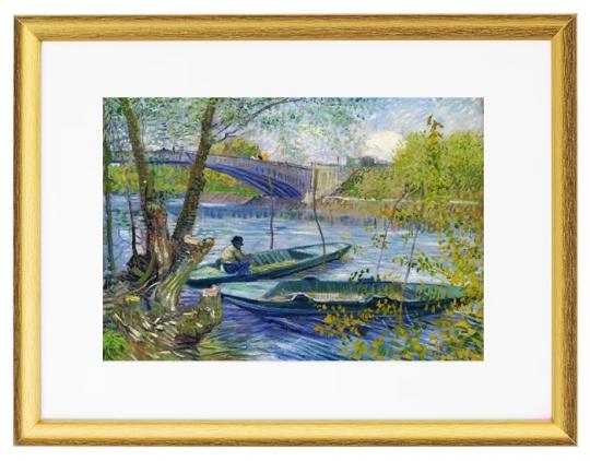 Fischen im Frühling, Pont de Clichy - 1887