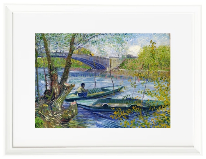 Fischen im Frühling, Pont de Clichy - 1887