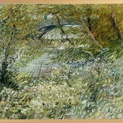 Flodbredden i foråret - 1887