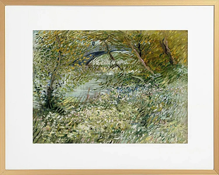 Flodbredden i foråret - 1887