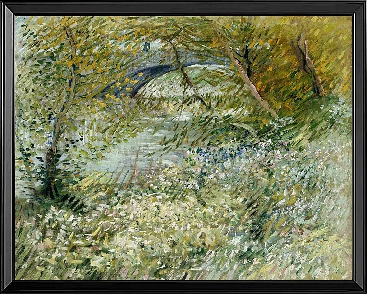 Flodbredden i foråret - 1887