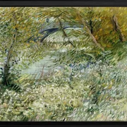 Flodbredden i foråret - 1887