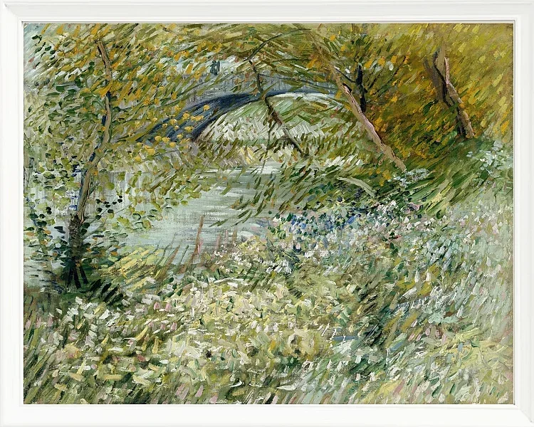 Flodbredden i foråret - 1887