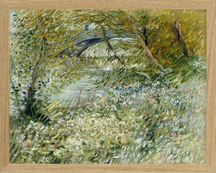 Flodbredden i foråret - 1887