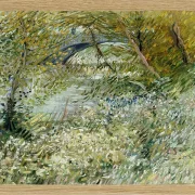Flodbredden i foråret - 1887