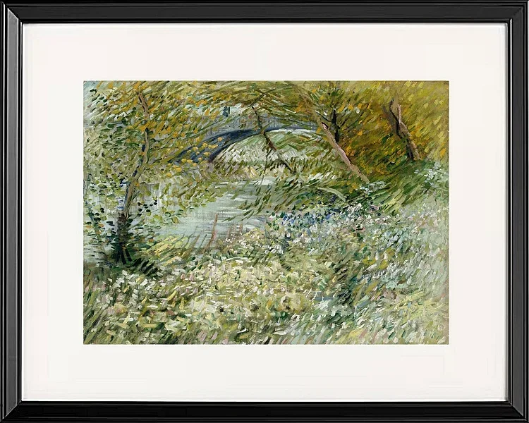 Flodbredden i foråret - 1887
