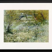 Flodbredden i foråret - 1887