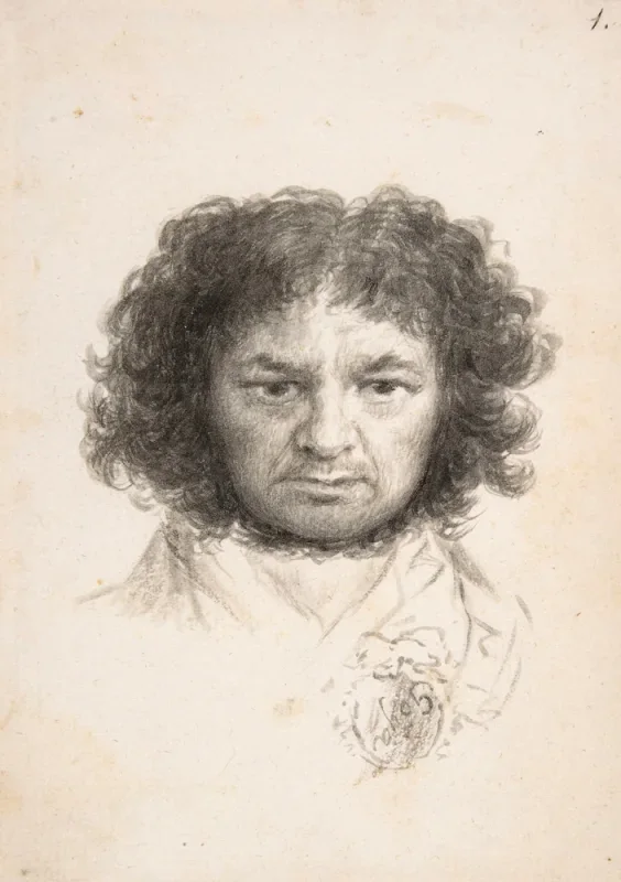 Francisco de Goya | Selvportræt - 1796 | Indrammet kunsttryk | Romantik | formida