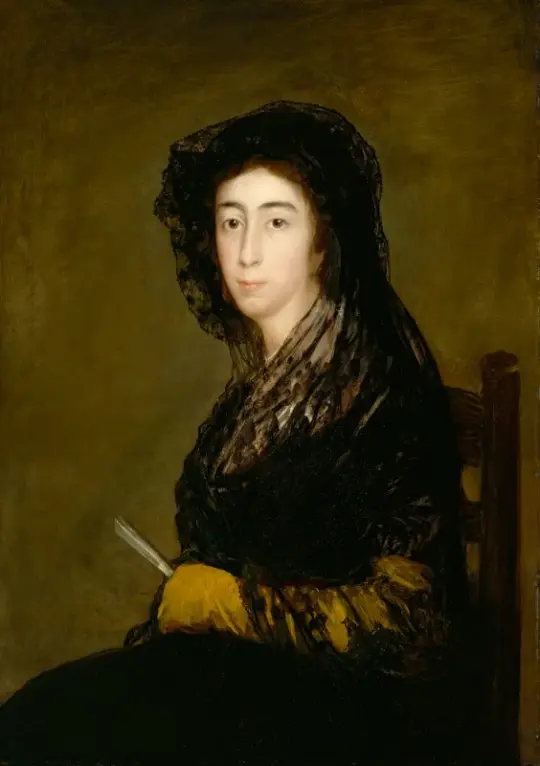 Francisco de Goya | Dona Amalia Bonells de Costa – 1805 | Indrammet kunsttryk | Romantik | formida