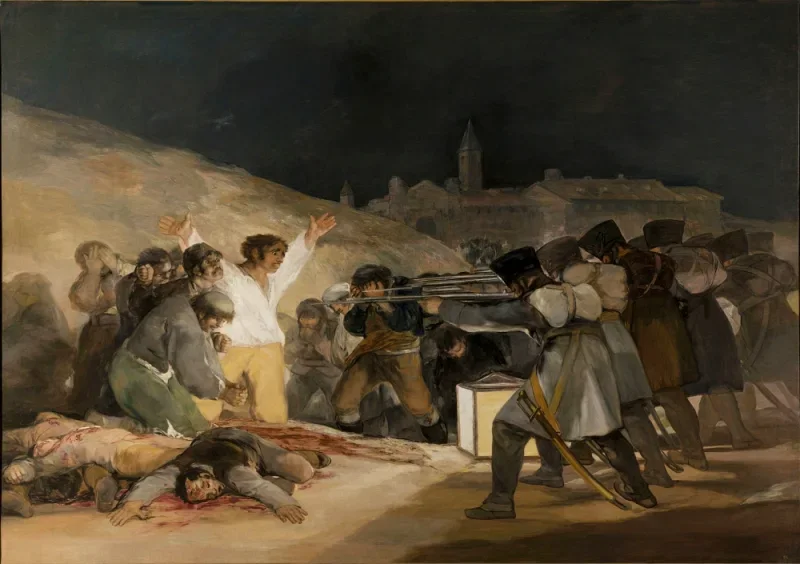 Francisco de Goya | Der dritte Mai - 1808 | Gerahmter Kunstdruck | Romantik | formida