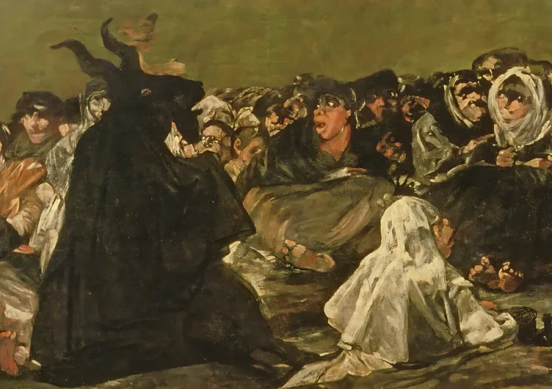 Francisco de Goya | Heksesabbatten - 1821 | Indrammet kunsttryk | Romantik | formida