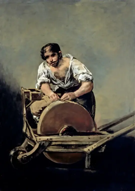Francisco de Goya | Knivsliberen - 1808 | Indrammet kunsttryk | Romantik | formida