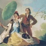 Francisco de Goya | Der Sonnenschirm - 1777 | Gerahmter Kunstdruck | Romantik | formida