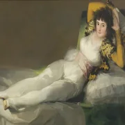Francisco de Goya | Die bekleidete Maja - 1800 | Gerahmter Kunstdruck | Romantik | formida