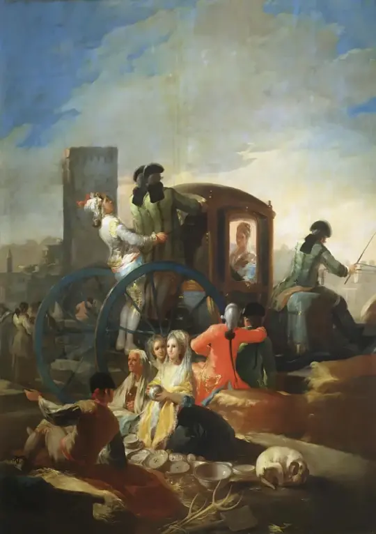 Francisco de Goya | Rettesælgeren - 1779 | Indrammet kunsttryk | Romantik | formida
