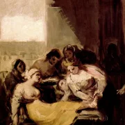 Francisco de Goya | Saint Isabel af Portugal - 1799 | Indrammet kunsttryk | Romantik | formida