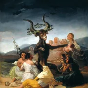 Francisco de Goya | Heksenes sabbat - 1797 | Indrammet kunsttryk | Romantik | formida