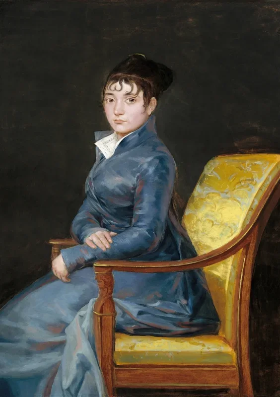 Francisco de Goya | Thérèse Louise de Sureda - 1804 | Indrammet kunsttryk | Romantik | formida