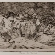 Francisco de Goya | Die Schrecken des Krieges. Die Wahrheit ist tot - 1746 | Gerahmter Kunstdruck | Romantik | formida