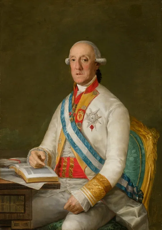 Francisco de Goya | Vicente Maria De Vera De Aragon - 1795 | Indrammet kunsttryk | Romantik | formida