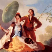 Francisco de Goya | El Pardo und El Escorial - 1777 | Gerahmter Kunstdruck | Romantik | formida