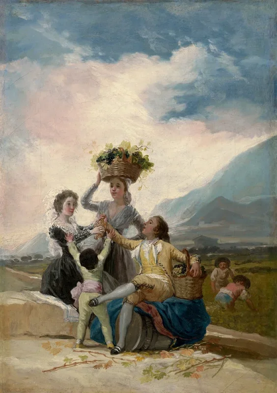 Francisco de Goya | Efterår - 1786 | Indrammet kunsttryk | Romantik | formida