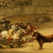 Francisco de Goya | Tyrefægtning, Suerte de Varas - 1810 | Indrammet kunsttryk | Romantik | formida