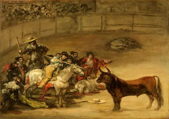 Francisco de Goya | Tyrefægtning, Suerte de Varas - 1810 | Indrammet kunsttryk | Romantik | formida