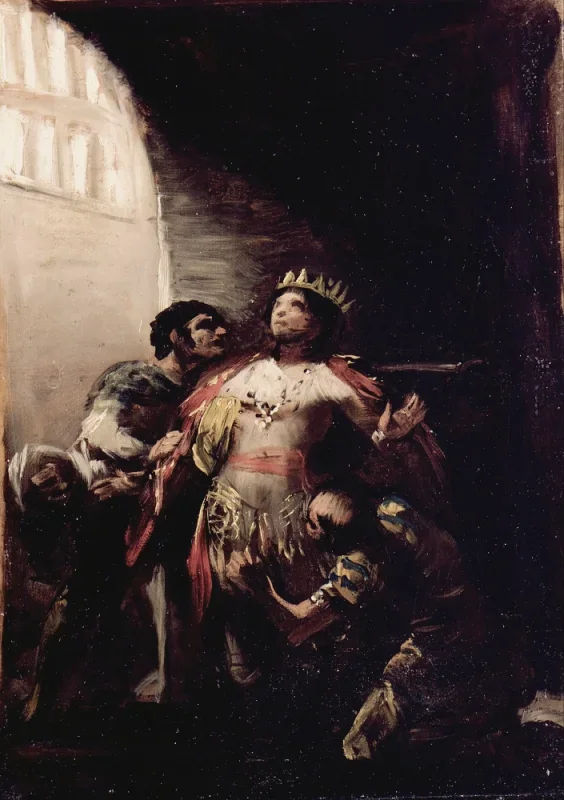 Francisco de Goya | Sankt Hermenegild i Fængslet - 1799 | Indrammet kunsttryk | Romantik | formida