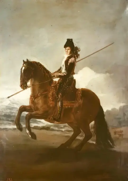 Francisco de Goya | Picador til hest - 1797 | Indrammet kunsttryk | Romantik | formida