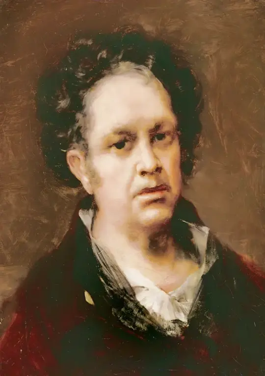 Francisco de Goya | Selvportræt - 1815 | Indrammet kunsttryk | Romantik | formida