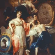 Francisco de Goya | Allegori om byen Madrid - 1798 | Indrammet kunsttryk | Romantik | formida