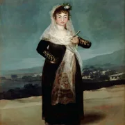 Francisco de Goya | Portræt af Marquesa de Santiago - 1788 | Indrammet kunsttryk | Romantik | formida